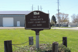 Sandusky's First Cemetery Marker - Erie County Ohio Historical Society