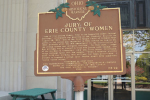 Jury Of Erie County Women Marker - Erie County Ohio Historical Society
