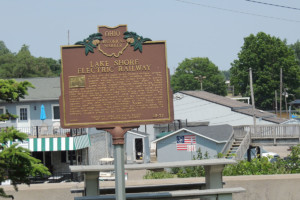 Lake Shore Electric Railway Marker - Erie County Ohio Historical Society