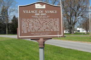 Village Of Venice Marker - Erie County Ohio Historical Society