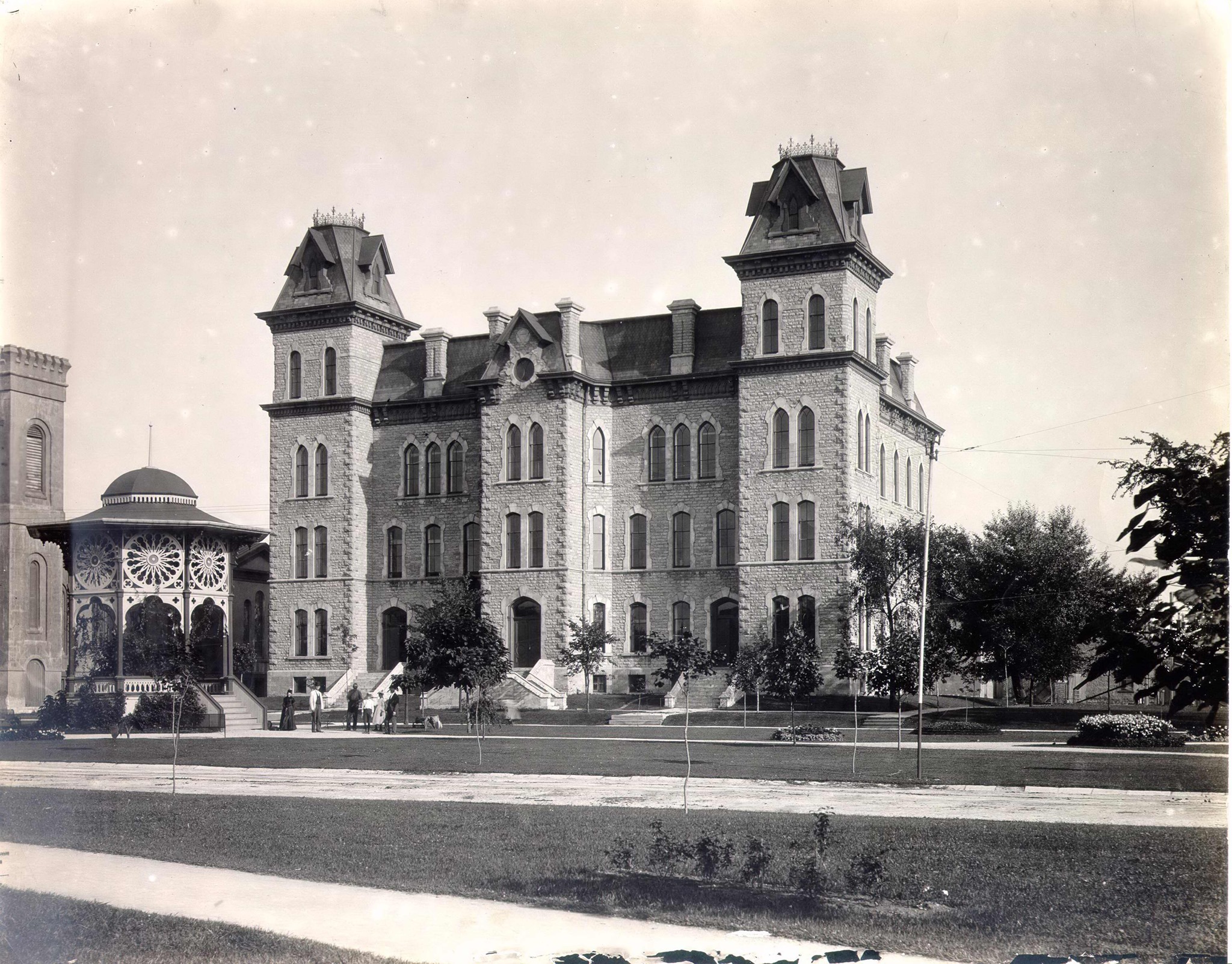 Sandusky High School c1869 - Erie County Historical Society